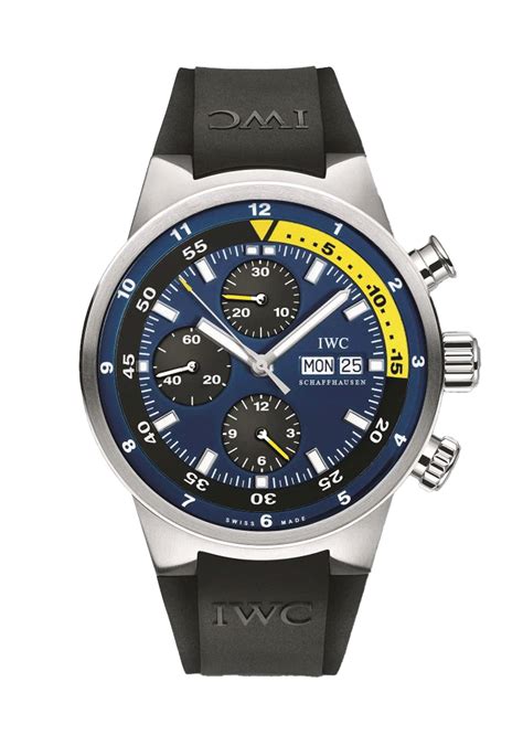 iwc aquatimer rose gold chronograph|IWC aquatimer chronograph cousteau divers.